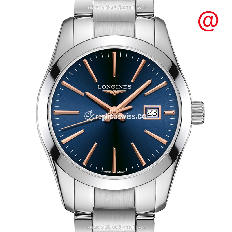 Longines Conquest Classic L2.286.4.92.6 Replica, Blue Dial, Stainless Steel Case & Clasp Watch