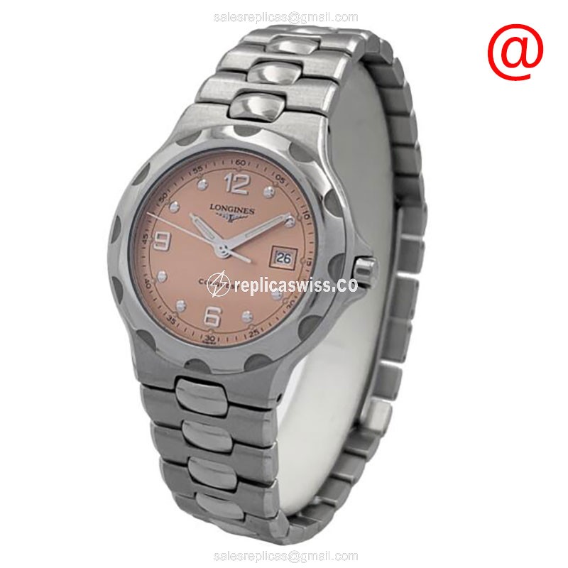 Longines Conquest L1.505.4.06.6 Replica with Brown Dial Steel Case Watch