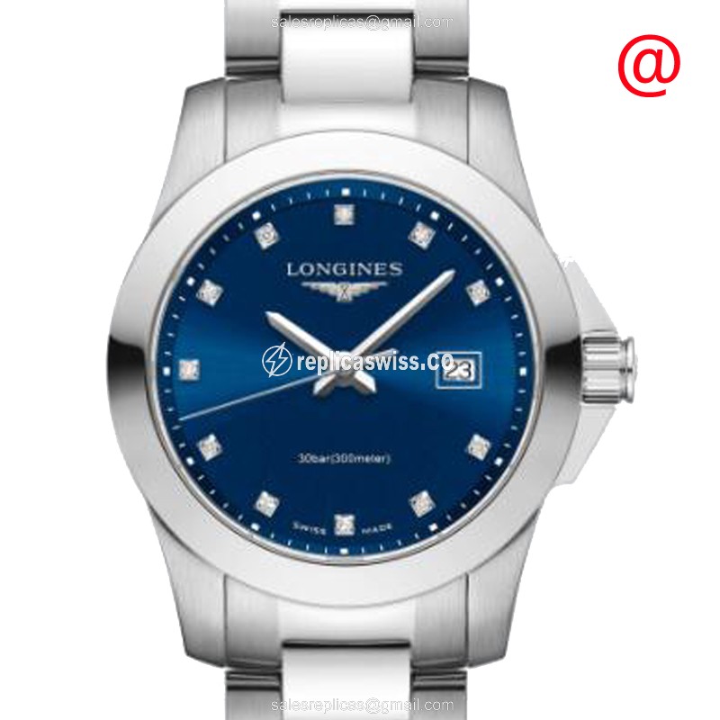 Longines Conquest L3.376.4.97.6 Replica | Blue Dial, Stainless Steel Case Watch