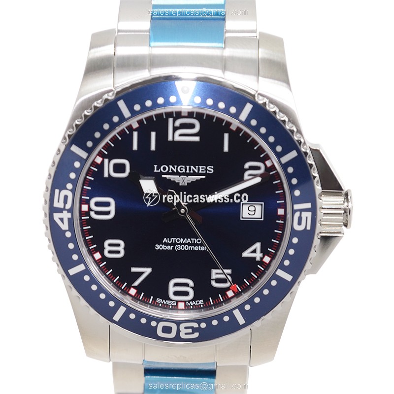 Longines Conquest L3.695.4.03.6 Automatic Blue Dial Steel Case & Sapphire Crystal Watch