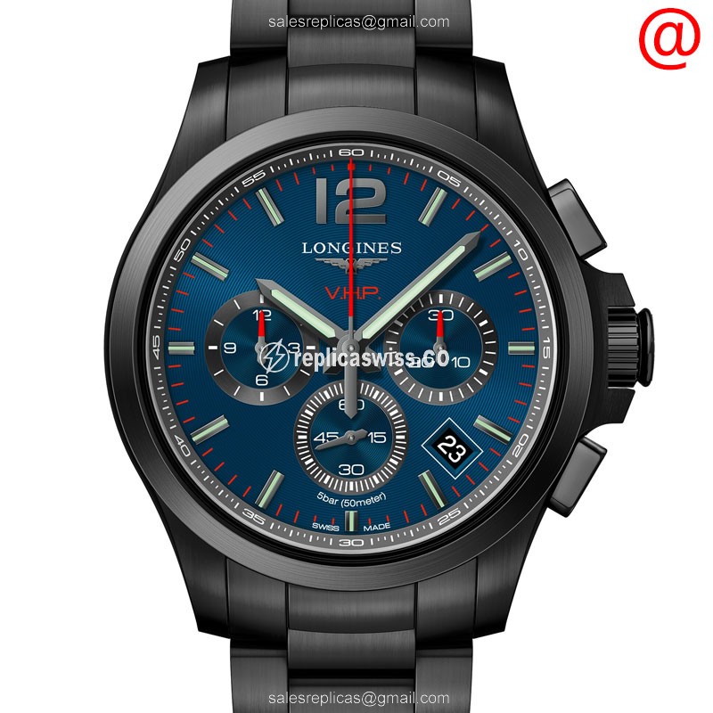 Longines Conquest L3.717.2.96.6 Replica, Blue Dial, Steel Case & Clasp Watch