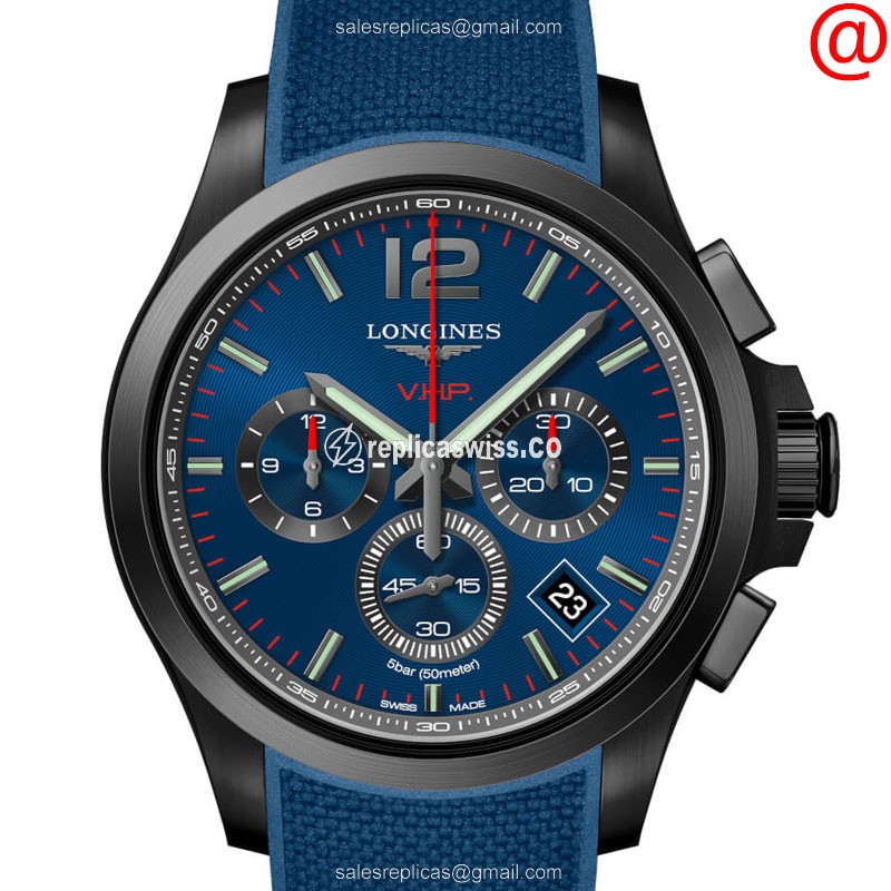Longines CONQUEST L3.717.2.96.9 Replica in Stainless Steel & Blue Dial, Automatic Movement Watch