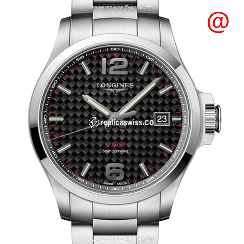 Longines Conquest L3.726.4.66.6 Replica, Gray Dial, Stainless Steel Case & Strap Watch