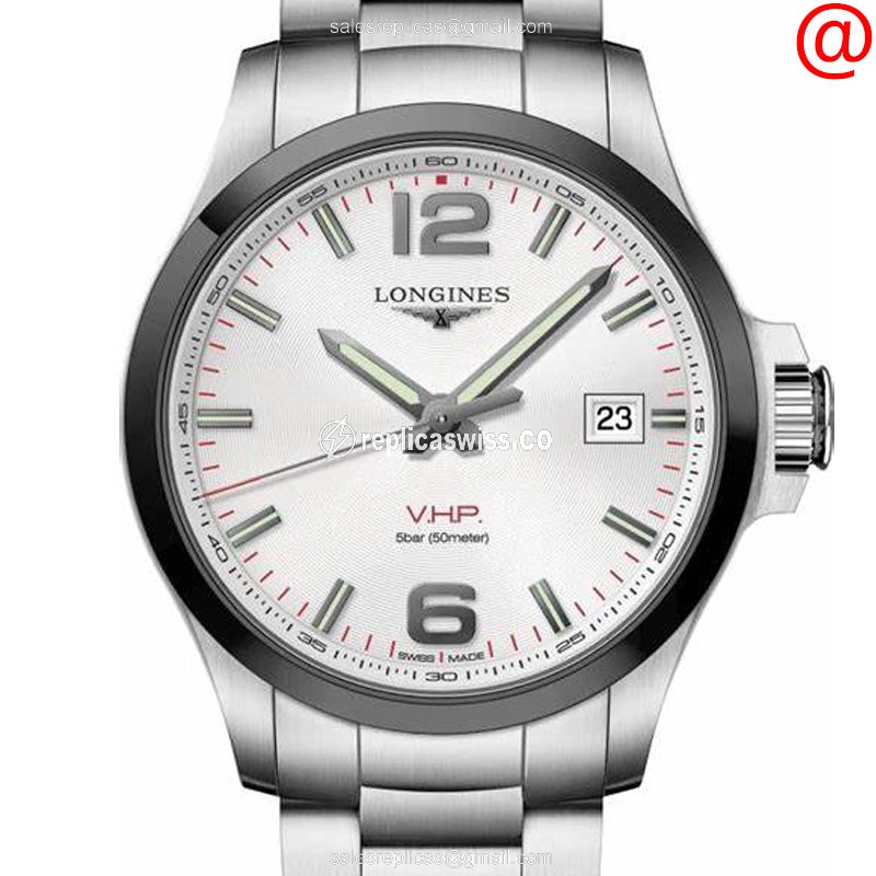 Longines CONQUEST L3.729.4.76.6 Replica Watch | White Dial, Stainless Steel Case