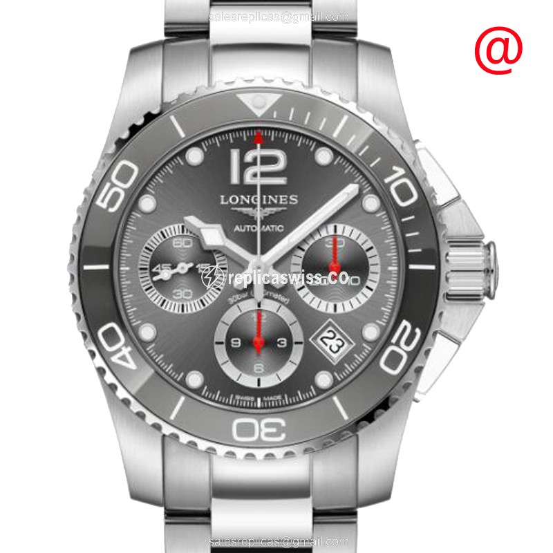 Longines Conquest L3.783.4.76.6 Replica: Automatic Movement, Steel Case, Gray Dial Watch