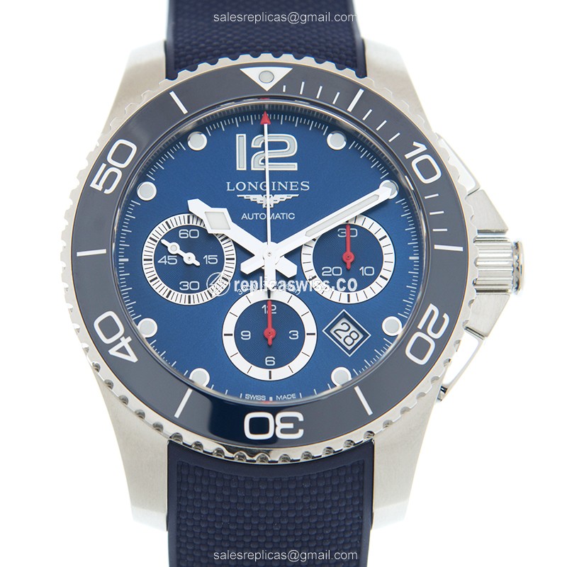Longines Conquest L3.883.4.96.9 Replica | Automatic Movement | Blue Steel Case Watch