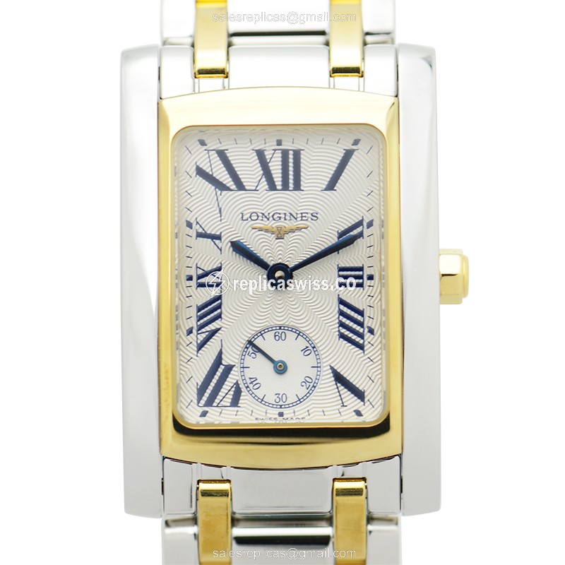 Longines Dolce Vita Quartz Model L5.502.5.70.7 | 18kt Rose Gold Case | Silver Dial & Clasp Watch