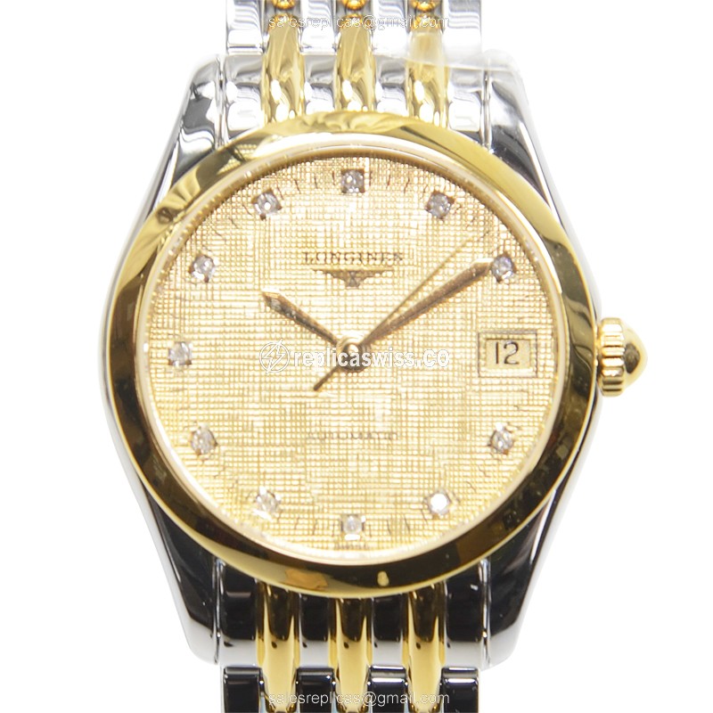 Longines Elegant Series L4.398.3.37.7: Automatic Gold Case, Sapphire Crystal, Gold Strap Watch