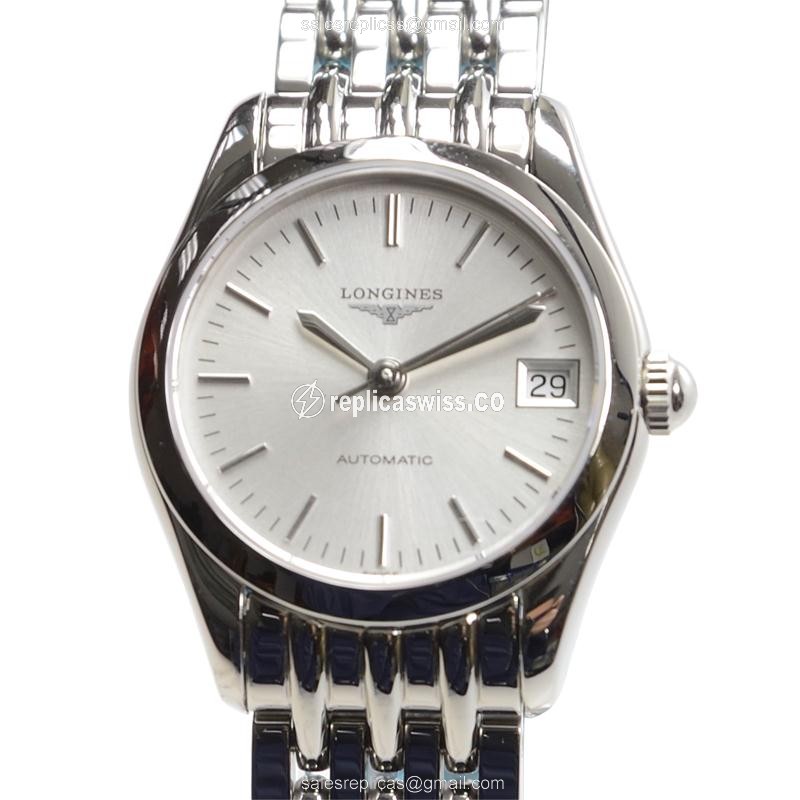 Longines Elegant Series L4.398.4.72.6 Replica Watch | White Dial, Automatic Movement