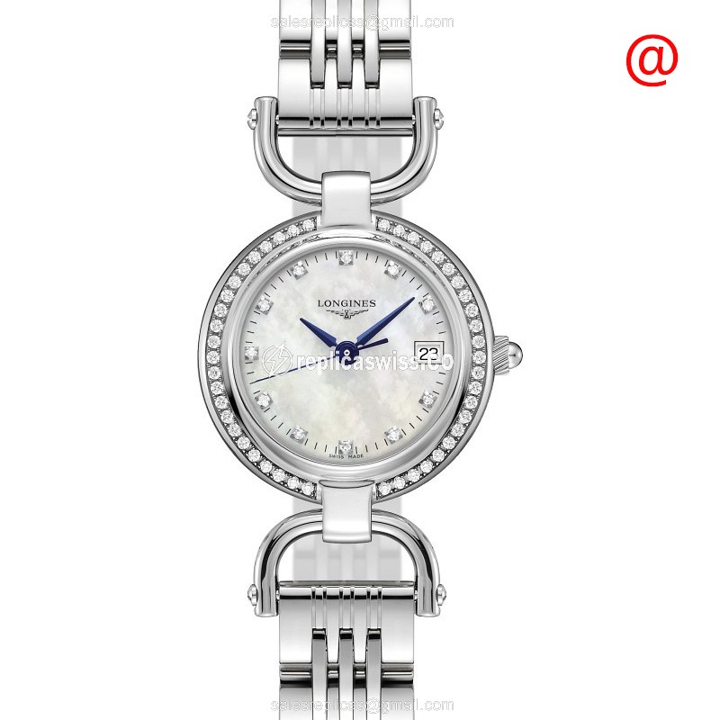 Longines Equestrian Model L6.130.0.87.6 Replica, White Dial, Stainless Steel Case & Silver Strap