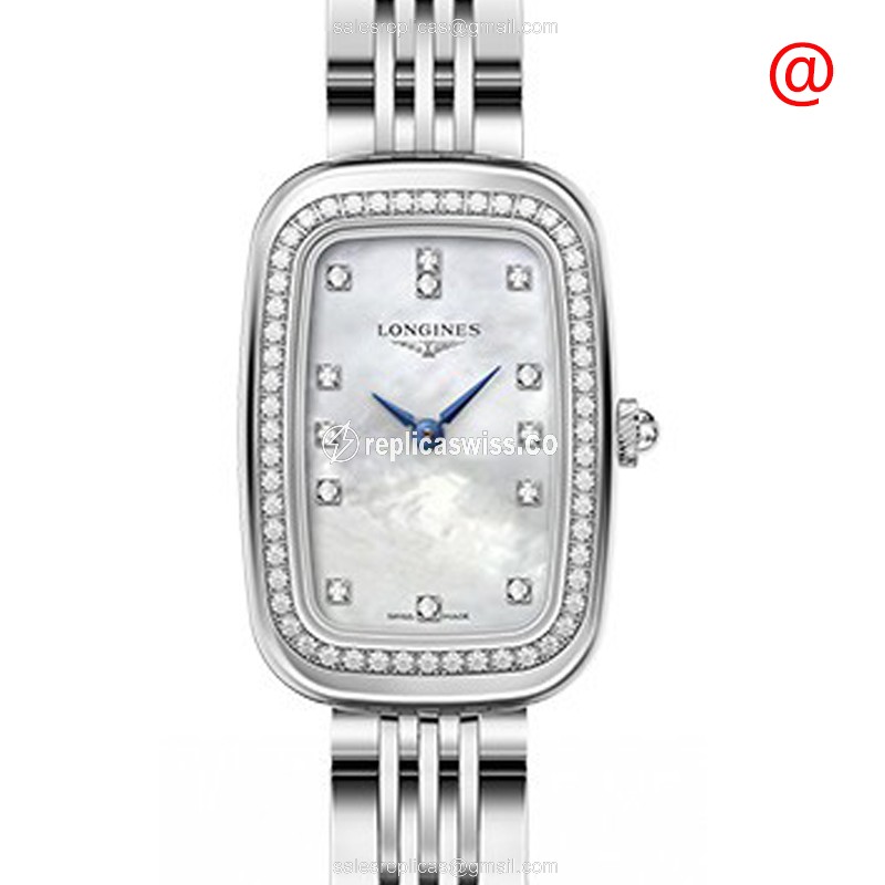 Longines Equestrian Replica in Stainless Steel & White Dial, Quartz Movement Watch