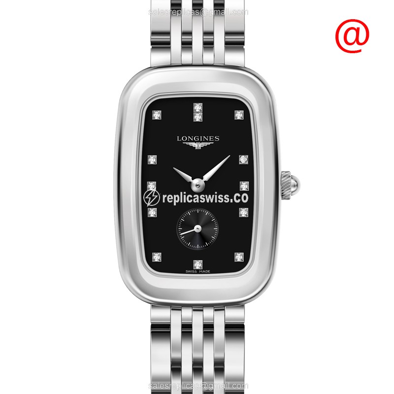 Longines Equestrian Replica Watch | Black Dial, Stainless Steel Case