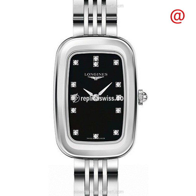 Longines Equestrian Replica Watch | Stainless Steel Case & Black Dial | Automatic Movement