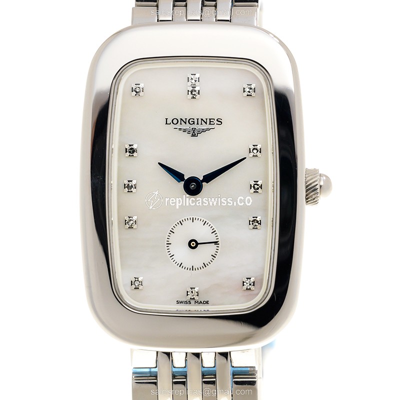 Longines Equestrian Replica Watch | White Dial, Stainless Steel Case & Quartz Movement