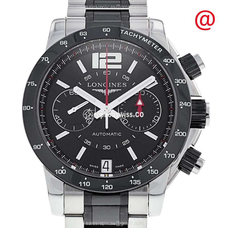 Longines Heritage Classic L3.667.4.56.7 Replica, Automatic Movement, Black Dial & Steel Case Watch