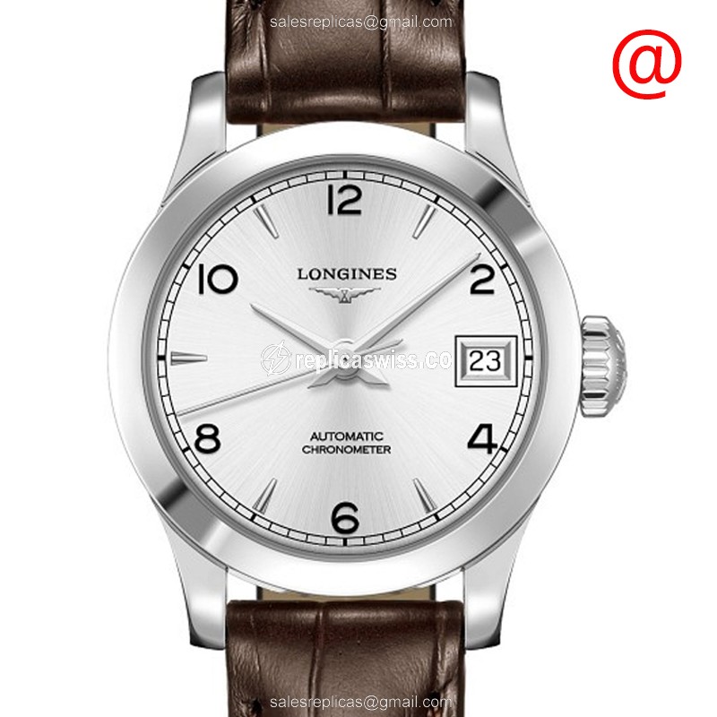 Longines L2.320.4.76.2 Record Watch | Automatic, Stainless Steel Case, Silver Dial