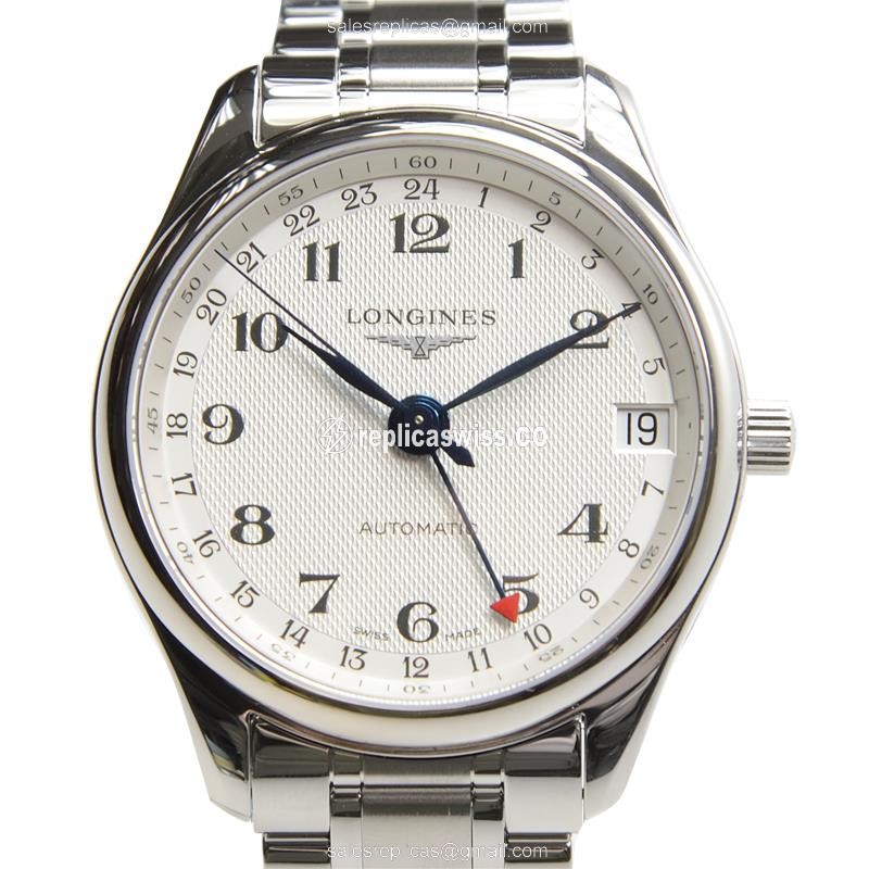 Longines L2.718.4.70.6 Master Automatic Replica with White Dial Steel Case Watch