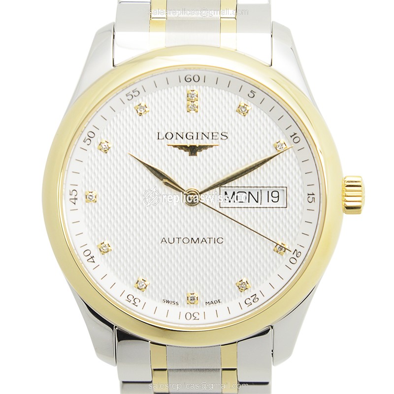 Longines L2.755.5.77.7 Master Replica | Silver Dial, 18kt Steel Strap Watch