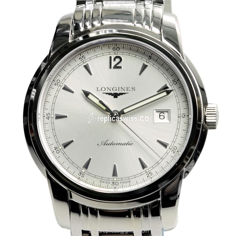 Longines L2.766.4.79.6 SAINT IMIER Automatic — Silver Dial, Steel Case & Clasp Watch