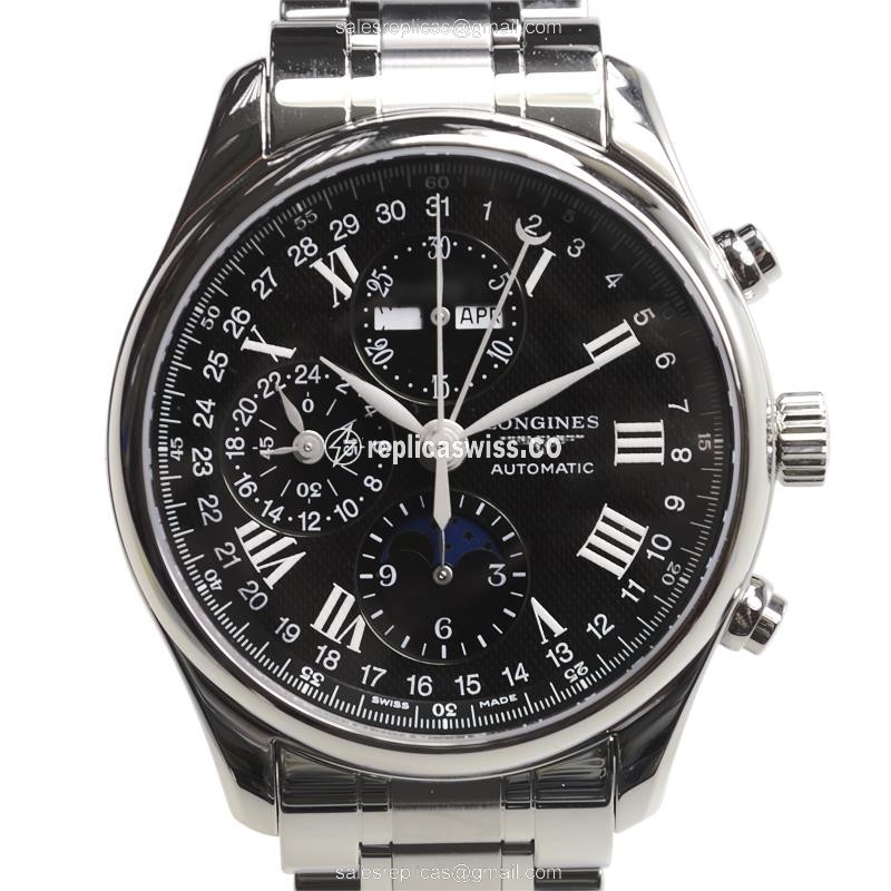Longines L2.773.4.51.6 Master Replica, Automatic Movement, Stainless Steel Case & Silver Dial Watch