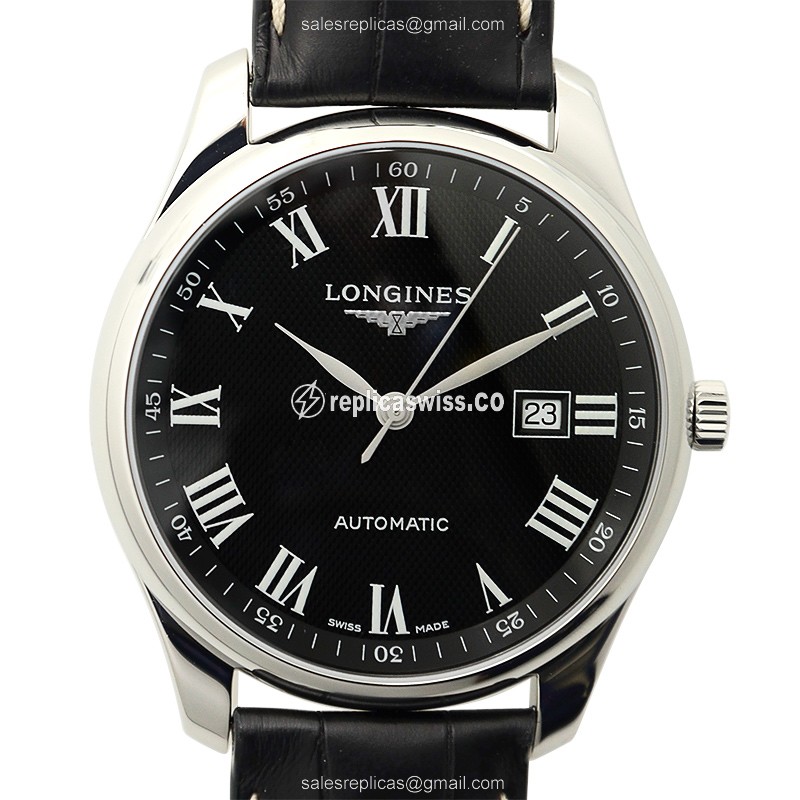 Longines L2.893.4.51.7 Replica Watch | Automatic | Black Dial, Stainless Steel Case