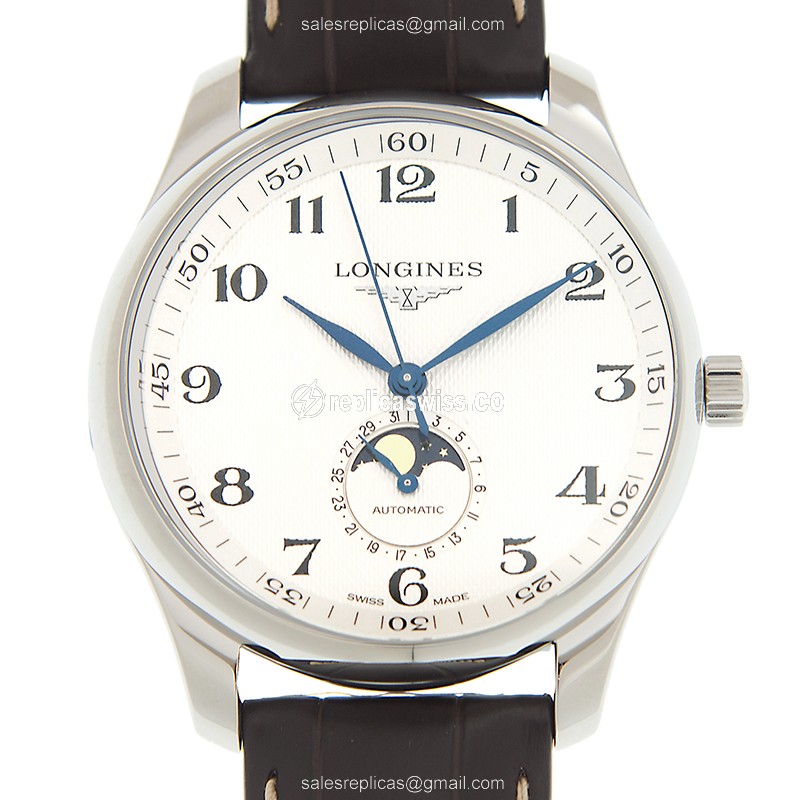 Longines L2.919.4.78.3 Master Automatic Steel Case & White Dial Watch