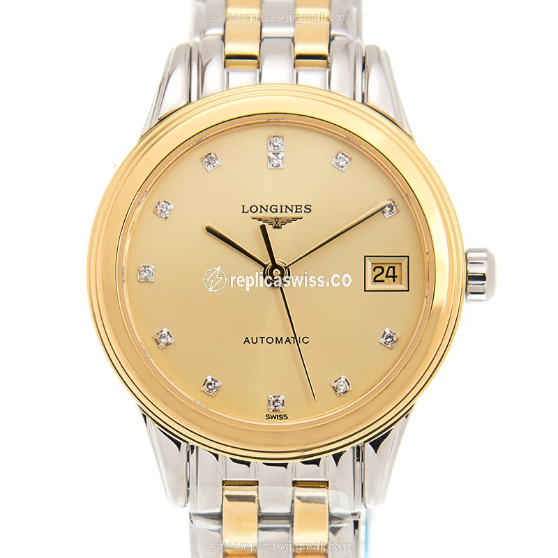Longines L4.274.3.37.7 — Prestige Gold Automatic with Sapphire Crystal, PVD Gold Case Watch
