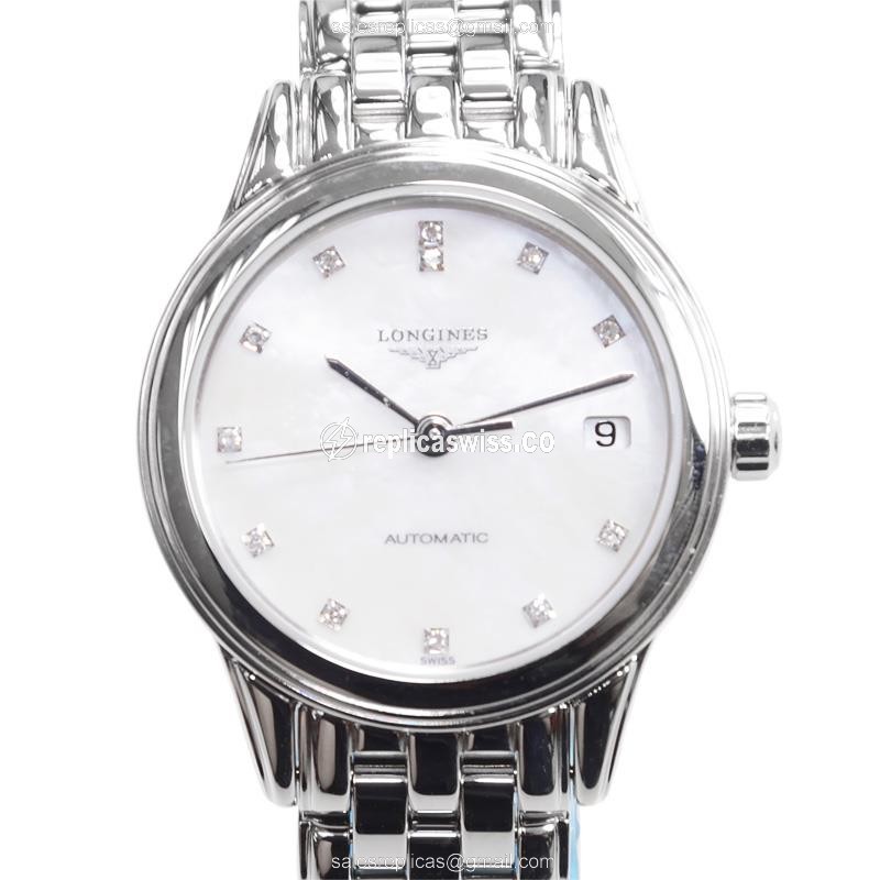 Longines L4.274.4.87.6 Replica: Automatic White Dial & Stainless Steel Case Watch