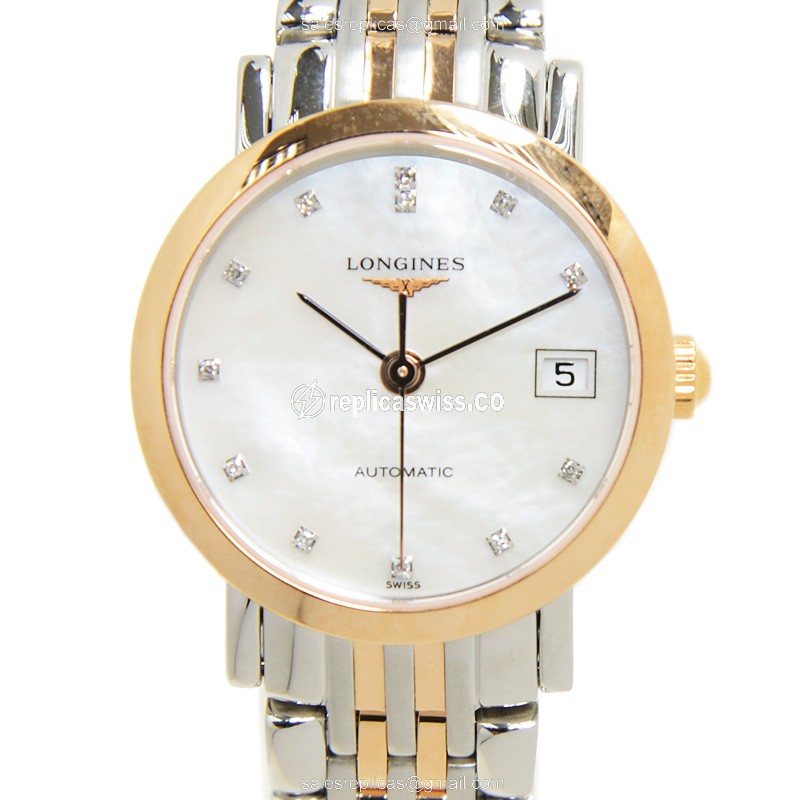 Longines L4.309.5.87.7 Replica, White Dial, Automatic Movement, 18kt Steel Case & Strap Watch