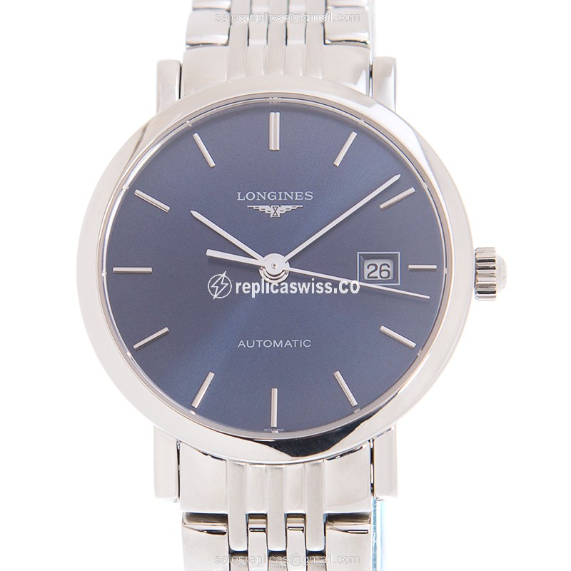 Longines L4.310.4.92.6 Replica, Automatic Movement, Blue Dial, Stainless Steel Case Watch