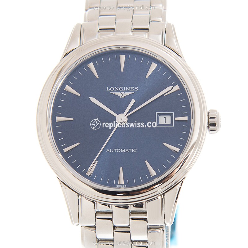 Longines L4.374.4.92.6 Flagship Automatic | Blue Dial | Stainless Steel Case & Band Watch