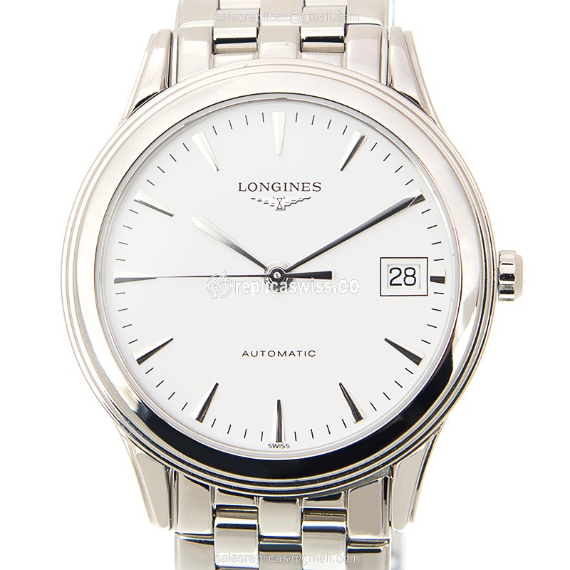 Longines L4.774.4.12.6 Replica Watch | Automatic | White Dial, Stainless Steel Case