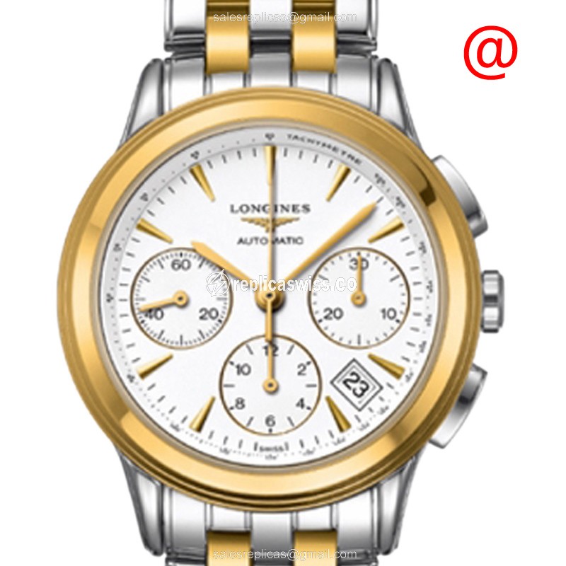 Longines L4.803.3.22.7 Flagship Replica, White Dial, Automatic Movement Watch