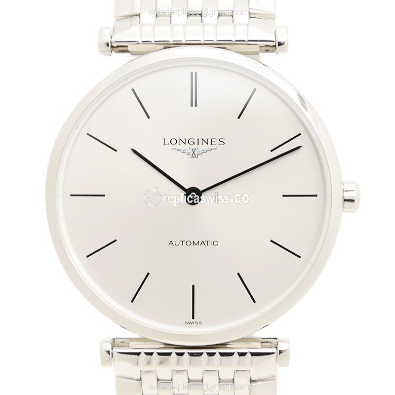 Longines L4.908.4.72.6 LA GRANDE — Silver Dial, Stainless Steel Case & Automatic Movement Watch