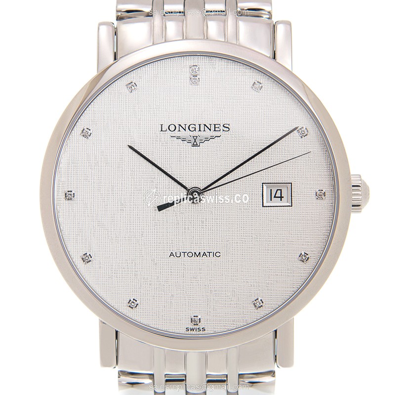 Longines L4.910.4.77.6 Replica, Silver Dial, Automatic Movement, Stainless Steel Case Watch
