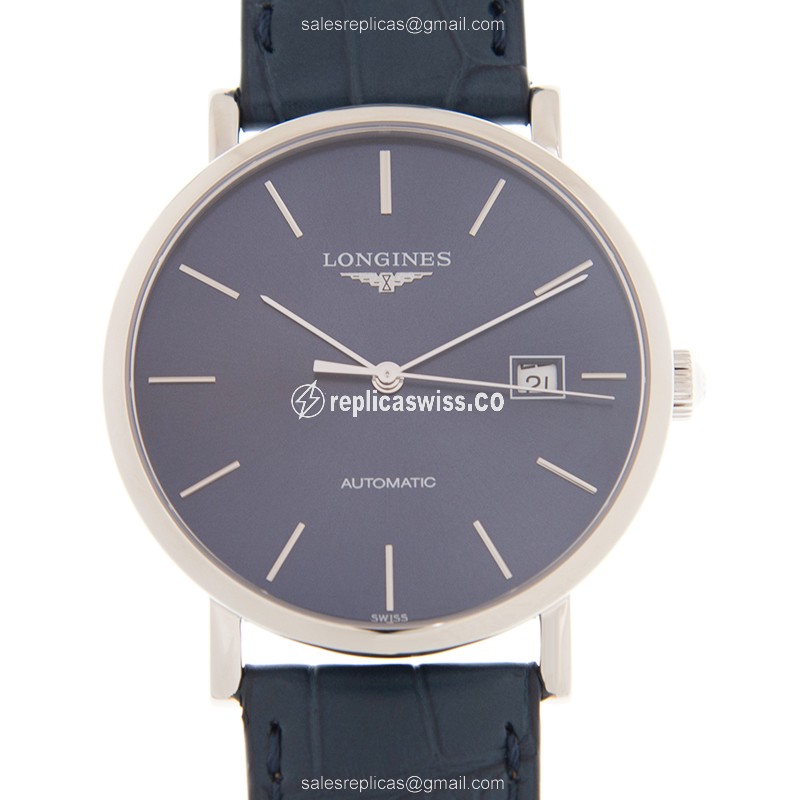 Longines L4.910.4.92.2 Elegance in Blue | Automatic Caliber, Genuine Sapphire Crystal Watch