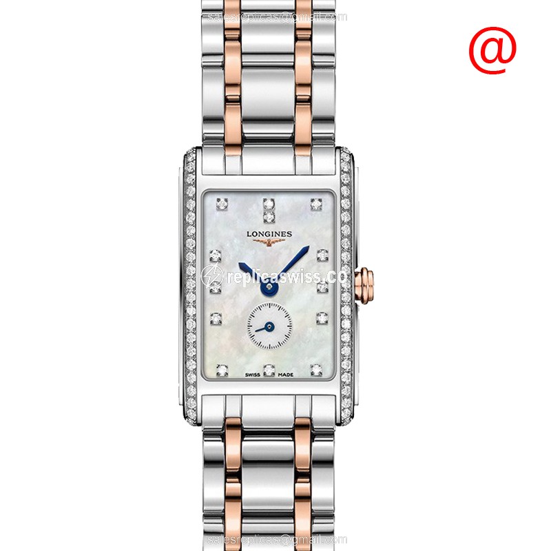 Longines L5.255.5.89.7 Dolce Vita Replica | White Dial, Stainless Steel Case with Diamond Accents