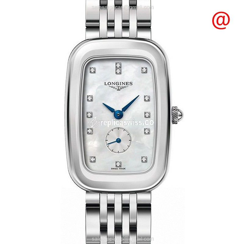 Longines L6.143.4.87.6 Equestrian Replica, White Dial, Stainless Steel Case & Quartz Movement Watch