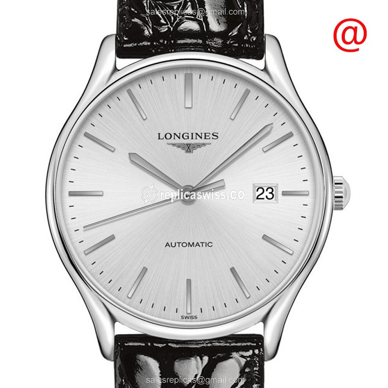 Longines Lyre Replica in Stainless Steel Case, Automatic Movement, Elegant Gray Dial Watch