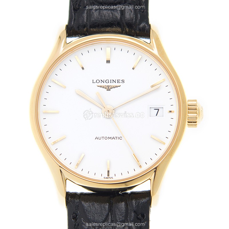 Longines Lyre Replica Watch in White Dial Steel Case, Automatic Movement