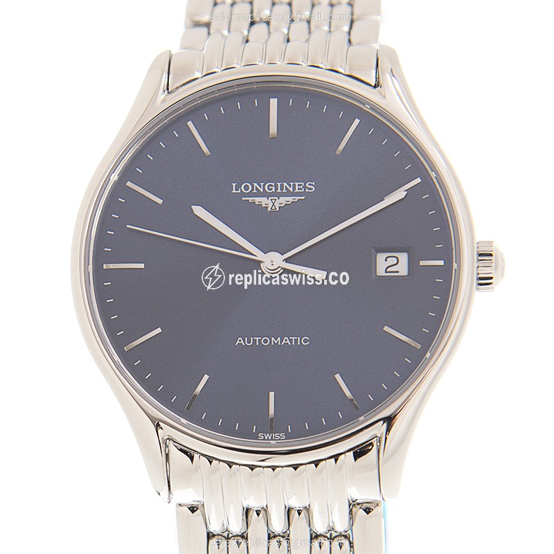 Longines Lyre Replica with Automatic Movement Blue Dial, Stainless Steel Case Watch