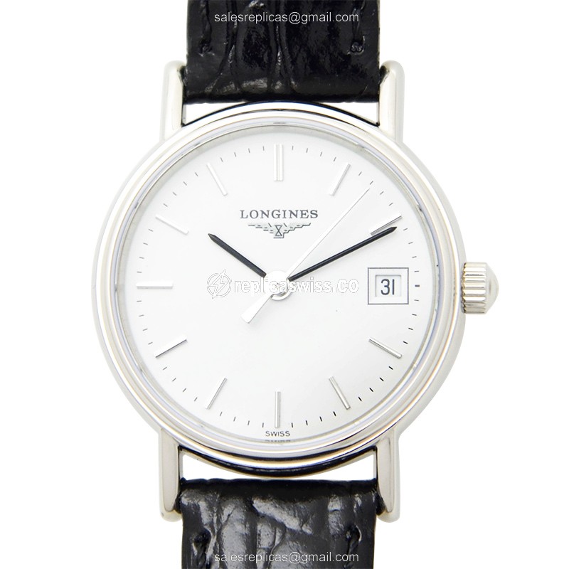 Longines Presence L4.220.4.12.2 Replica: White Dial, Stainless Steel Case, Automatic Movement Watch