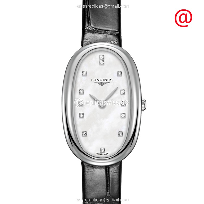 Longines Symphonette L2.305.4.87.0 Replica | White Dial, Stainless Steel Case & Alligator Strap