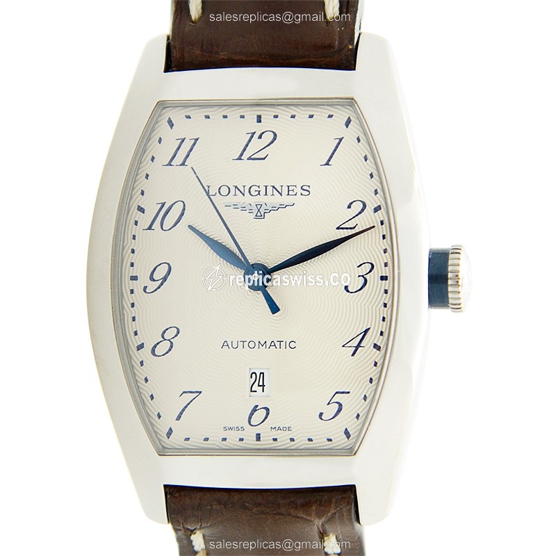 Luminescent Dial Longines EVIDENZA Stainless Steel Automatic with Genuine Sapphire Crystal &