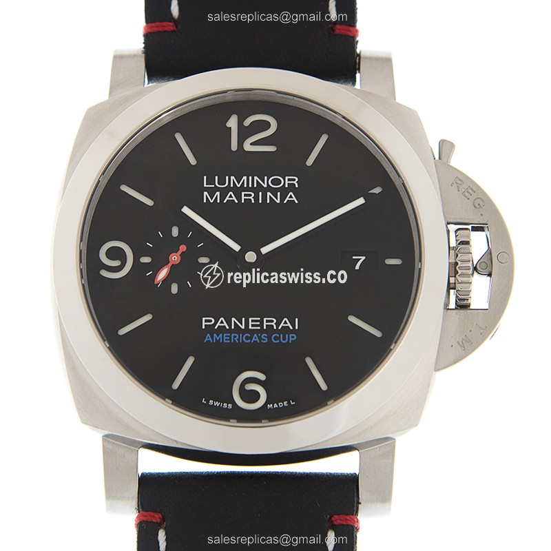 Luminor Automatic Panerai PAM00732 | Stainless Steel Case, Black Dial & Strap Watch