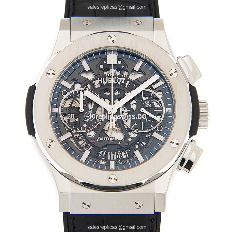 Luminous Black Hublot Classic Fusion 525.NX.0170.LR Replica with Automatic Movement & Elegant
