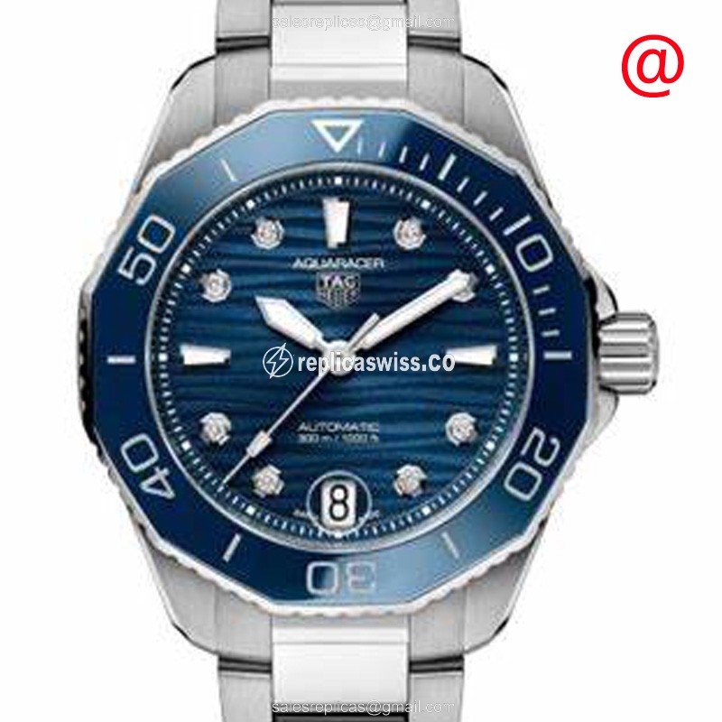 Luminous Blue Dial Tag Heuer WBP231B.BA0618 AQUARACER Replica, Automatic Movement, Stainless Steel
