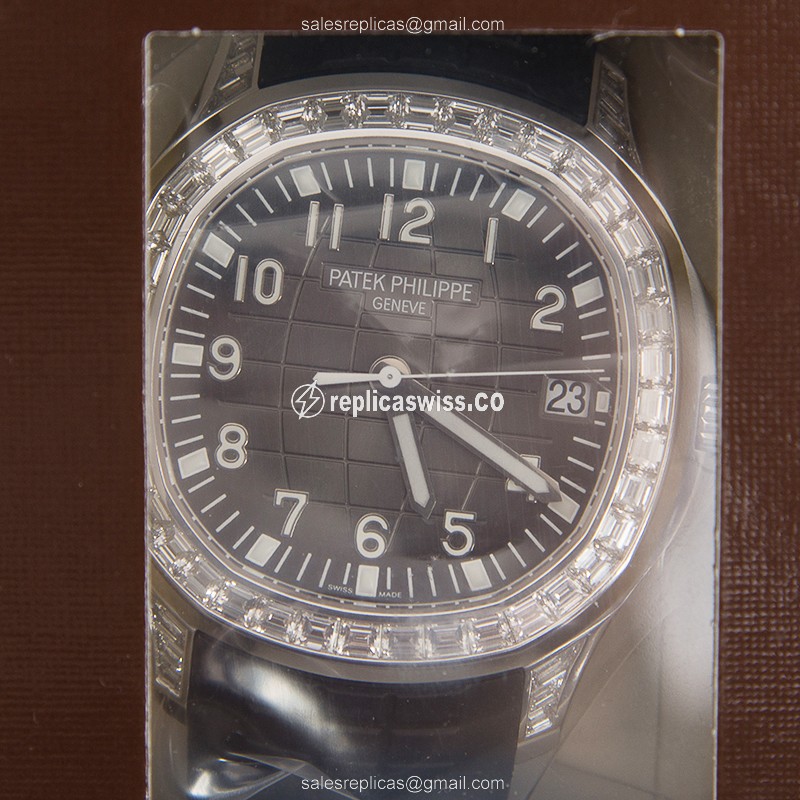 Luminous Grey Dial Patek Philippe 5167/300G-010 Replica Watch | Automatic Movement | Stainless
