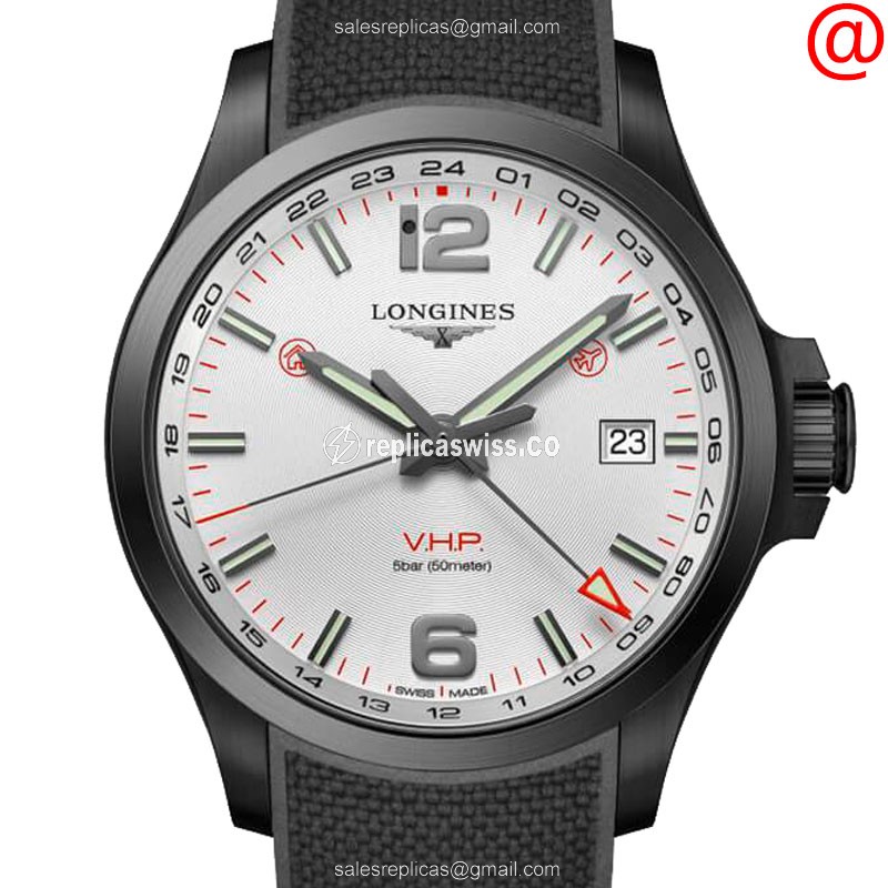 Luminous Silver Dial Longines Conquest Replica Watch | Precision Quartz | Elegant Stainless Steel