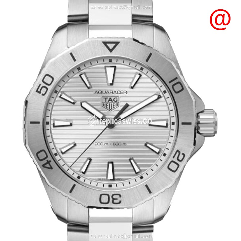 Luminous Silver Dial Tag Heuer WBP1111.BA0627 AQUARACER Quartz Steel Case Watch